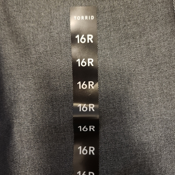 Torrid Gray Slacks - Picture 3 of 4